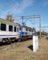 Zerwana trakcja kolejowa na trasie Kędzierzyn-Koźle - Raciborz