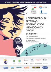 Finałowy koncert II Ogólnopolskiego Przeglądu Piosenki Osób Niewidomych - Opole 2021