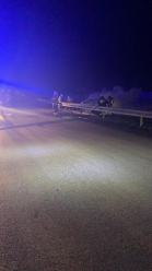 BMW spłonęło na A4