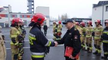 Strażacy z Opola otrzymali oficjalne podziękowania za pomoc w kopalni "Maria Concordia" w Sobótce