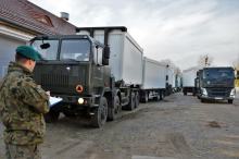 Ponad 40 żołnierzy 10 Opolskiej Brygady Logistycznej wyruszyło na granicę polsko - białoruskiej