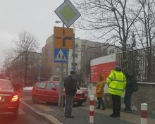 Zderzenie pojazdów w centrum Opola