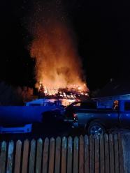 Pożar stodoły w miejscowości Nowa Jamka. W akcji 7 zastępów straży