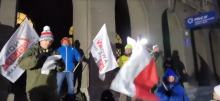 "Dość bezprawia policji" - protest pod KWP w Opolu. Policjanci komentują wydarzenie