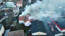 Płonie budynek na ulicy Jagiellonów w Opolu. Ewakuowano mieszkańców