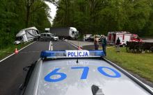 Karambol na DK-11 w Starym Oleśnie. Policjanci wyjaśniają okoliczności