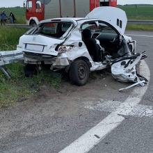 Wypadek w powiecie kluczborskim. Droga jest zablokowana