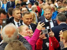 Prezydent Andrzej Duda z wizytą w Oleśnie 