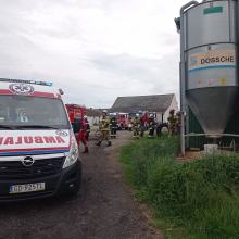 Wypadek w gospodarstwie w powiecie strzeleckim. Lądował śmigłowiec LPR