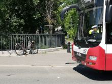 Autobus MZK potrącił rowerzystkę