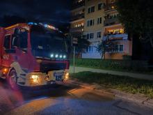 Przebiegły kotek zatrzasnął swoją panią na balkonie. Interweniowała straż