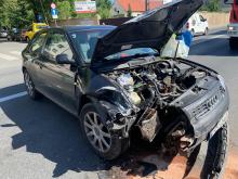 86 latek, kierujący citroenem wymusił pierwszeństwo. Doszło do kolizji