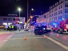 Audi i Bmw zderzyło się na skrzyżowaniu w Opolu 