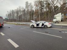 Zderzenie pojazdów na obwodnicy Niemodlina. 3 osoby zostały ranne