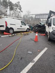 Tragiczny wypadek na A4. Nie żyją dwie osoby