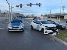 Zderzenie pojazdów przy centrum przesiadkowym Opole Wschodnie