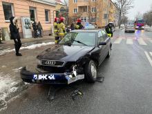 Zderzenie pojazdów na Oleskiej w Opolu