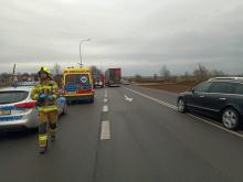 Dwie osoby poszkodowane w zderzeniu pojazdów w powiecie nyskim