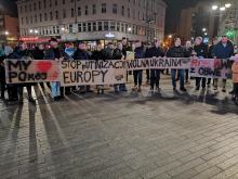 Opolanie i Ukraińcy wzięli udział w wiecu poparcia