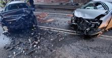 Dwie osoby ranne w wypadku pod wiaduktem w Kędzierzynie-Koźlu