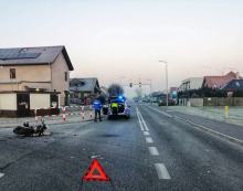 Wypadek motocyklisty w Skarbimierzu-Osiedle