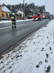 Potrącenie pieszego w Grodźcu