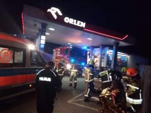 Śmigłowiec LPR lądował w Leśnicy. Mężczyzna poparzył się materiałami pirotechnicznymi