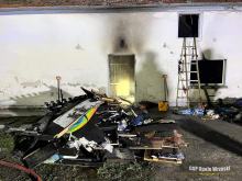 Pożar mieszkania w Opolu. Dwie osoby zostały poszkodowane