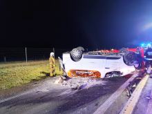 Tragiczny wypadek na obwodnicy Kędzierzyna Koźla. Nie żyje kierowca busa