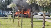 Trzy samochody osobowe spłonęły w Tułowicach