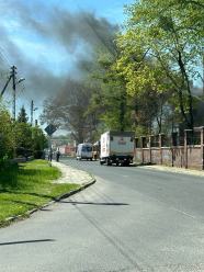 Pożar w budowanym hotelu w Sławięcicach