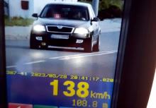Prawie 140 km/h w obszarze zabudowanym - obywatel Czech stracił prawo jazdy