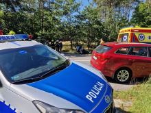 Zderzenie dwóch motocykli i osobówki w Kup