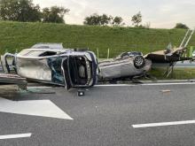 Zablokowane 3 pasy autostrady A4. To cud, że nikomu nic się nie stało!