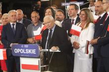Kaczyński w Opolu: "Najpierw była wojna, potem komuna, nie chcecie kolejnego nieszczęścia"