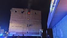 6 zastępów straży walczyło z pożarem mieszkania w Brzegu