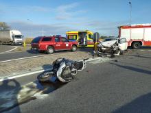 Tragiczny wypadek w Kuniowie. Nie żyje motocyklista