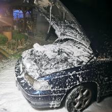 Pożar samochodu osobowego w powiecie namysłowskim