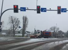 Zimowe warunki na opolskich drogach