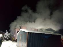 5 zastępów straży zaangażowanych w gaszenie pożaru kotłowni 