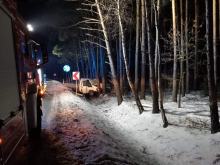Policjanci z Kluczborka wyjaśniają okoliczności wypadku w Trzebiszynie