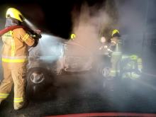 Pożar Opla w Łambinowicach