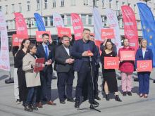 Konferencja Lewicy dotycząca antykoncepcji awaryjnej i transparentności finansów publicznych