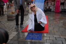 Magda Umer odsłoniła swoją gwiazdę w Alei Gwiazd Polskiej Piosenki