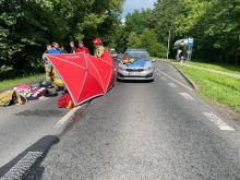 Tragiczny wypadek na skrzyżowaniu Batorego i Zielnej w Kędzierzynie-Koźlu. Nie żyje pieszy