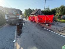Olescy policjanci wyjaśniają okoliczniości śmiertelnego wypadku w Żytniowie