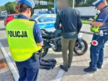 Prawie 60 km/h za szybko w terenie zabudowanym. Motocyklista dalej już nie pojedzie