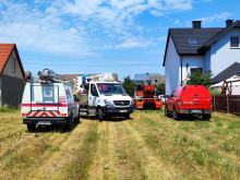 Groźny pożar w miejscowości Odcinek - dwie osoby poszkodowane