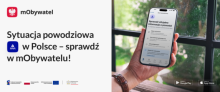 Wiarygodne informacje pogodowe z mObywatel. Bądź czujny dzięki aplikacji