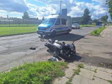 Kompletnie pijany potrącił kierowcę skutera i uciekł z miejsca zdarzenia 